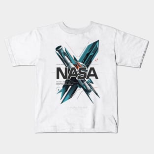 Modern Nasa logo Kids T-Shirt